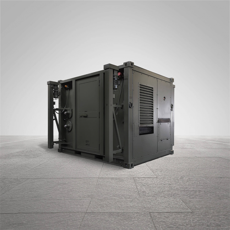 Genesal Energy supplies a fully operational Containerized Power Supply for a Mobile 3D Radar System