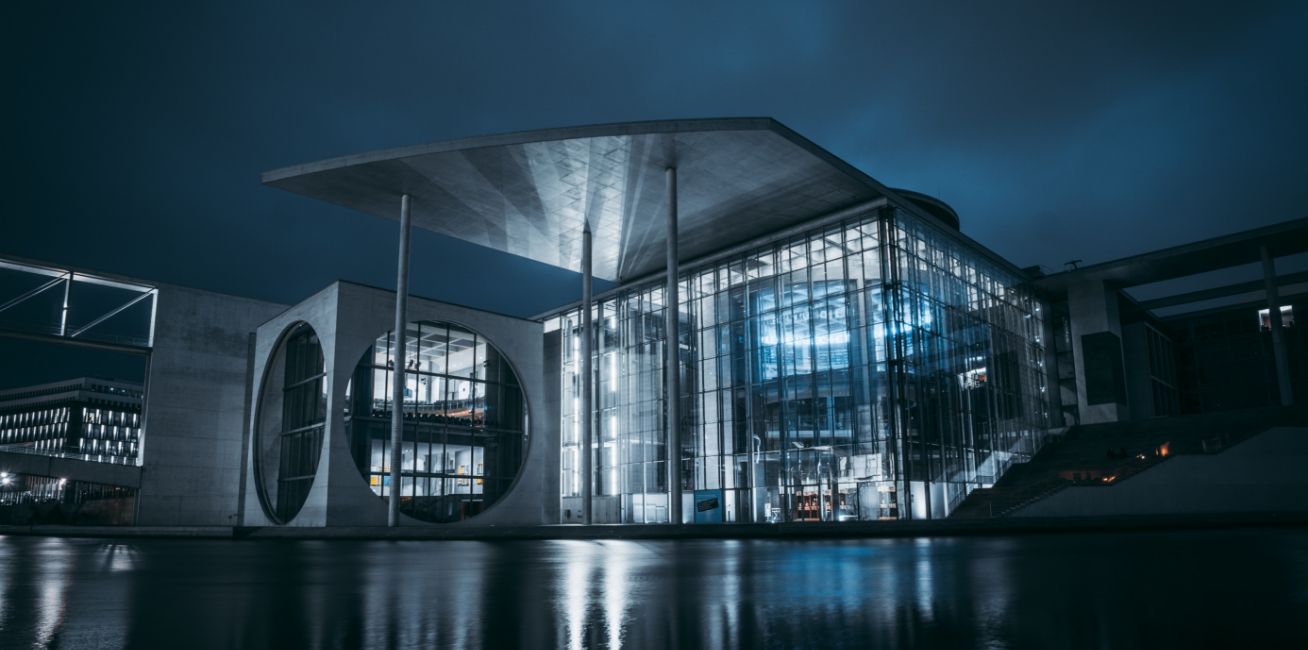 Exterior view of data center