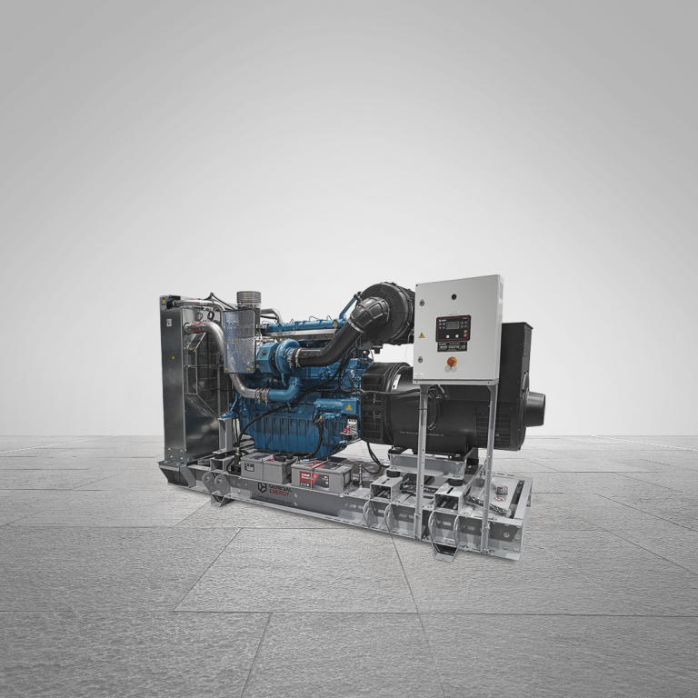 Generator set for a hangar at Barajas airport with a surface area equivalent to three football pitches.