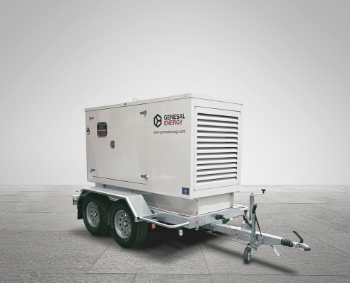 Mobile Generator Set for Wind Turbine Blade Recycling