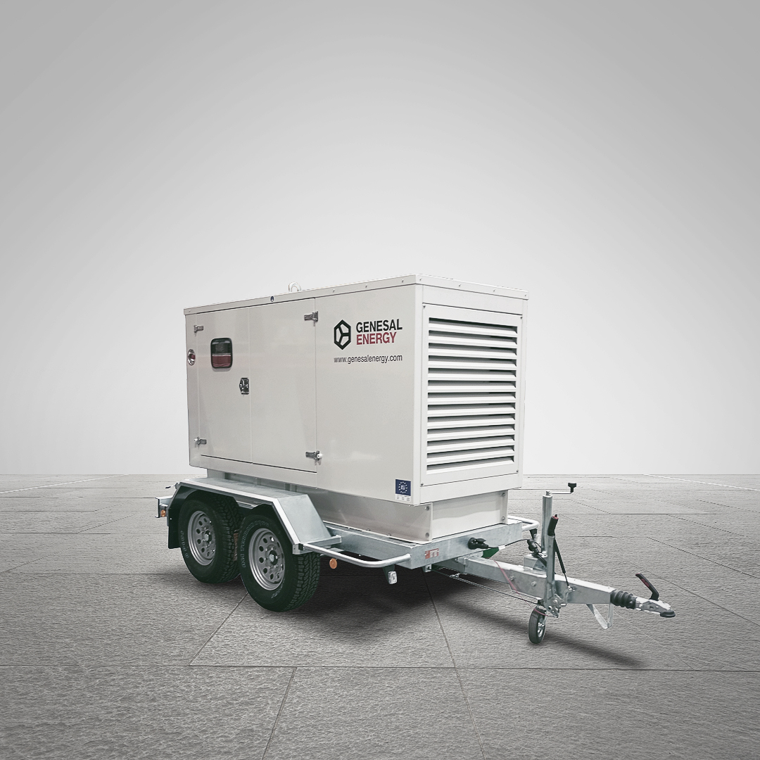 Mobile Generator Set for Wind Turbine Blade Recycling