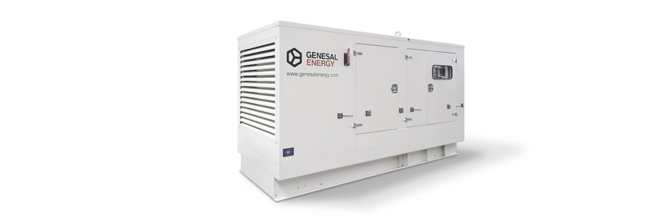Generator set that ensures energy security in car parks.