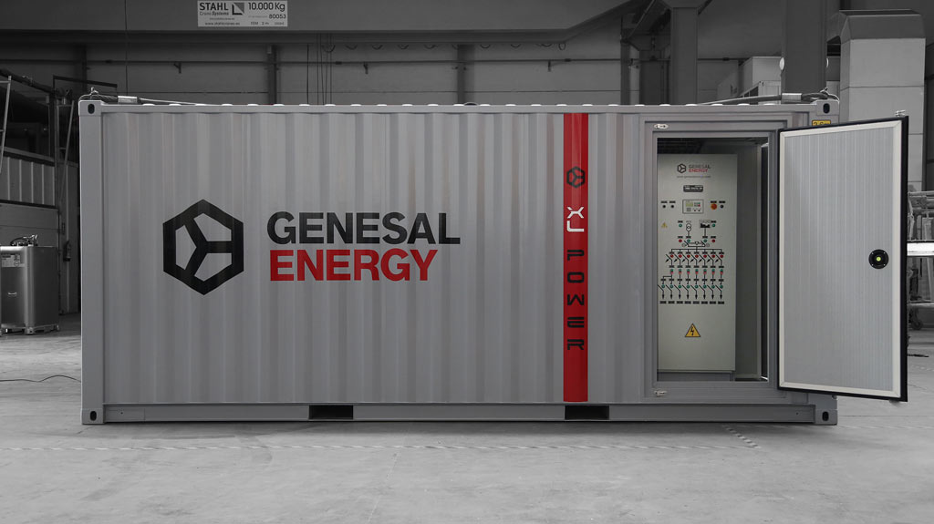 Grupo electrógeno Genesal en la central nuclear de Almaraz (Cáceres)