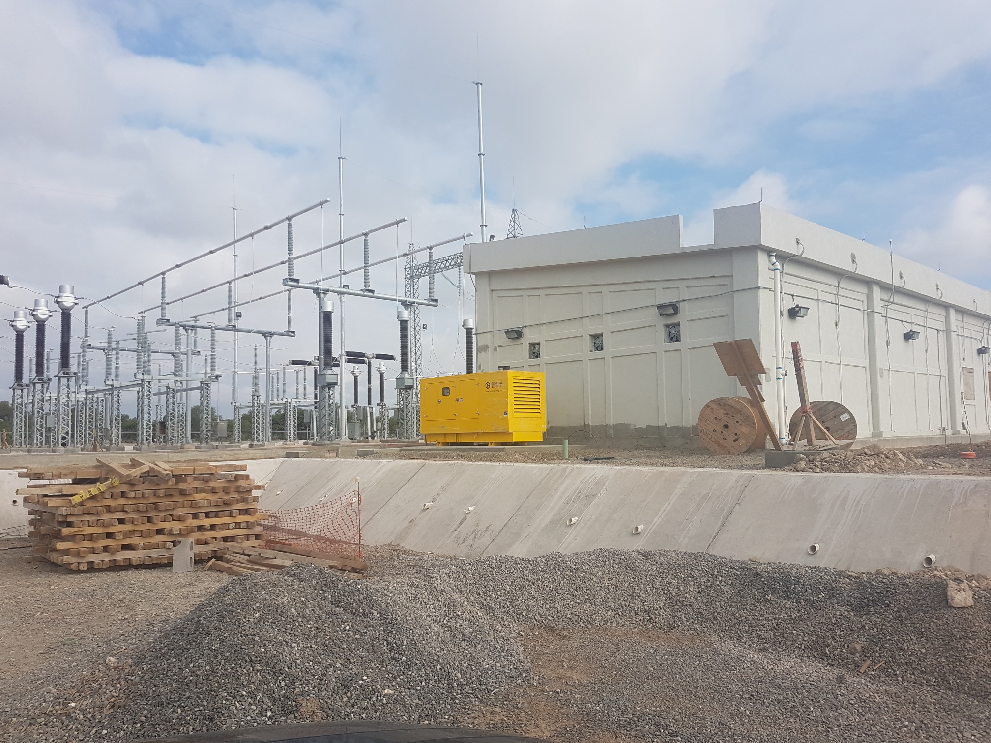 Genesal Generator in a solar power plant
