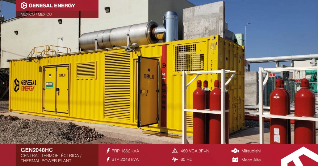 grupo electrógeno de ciclo combinado para Topolobampo en México