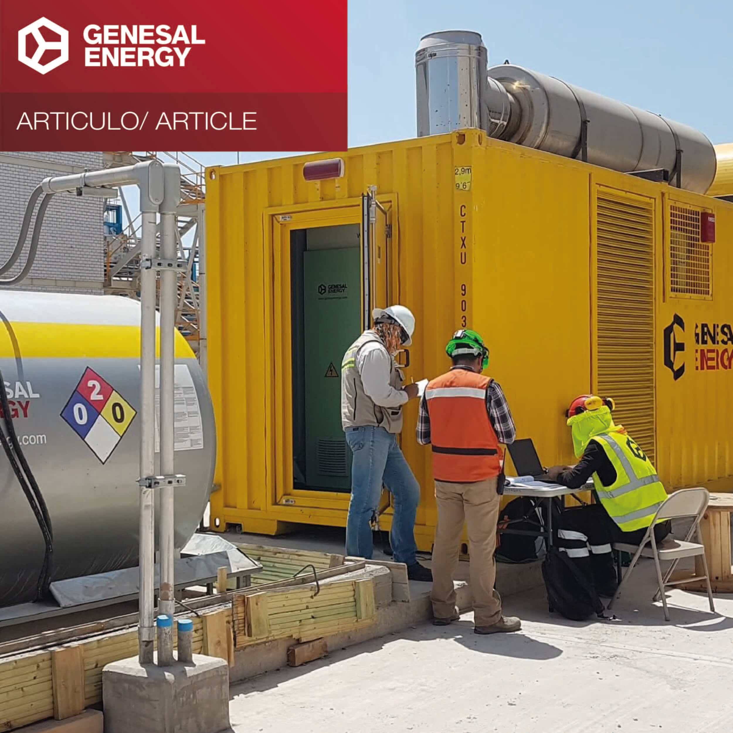Instalación y puesta en marcha de grupo electrógeno