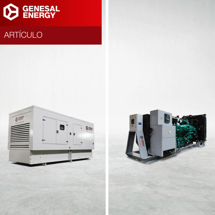 Instalación y disposición de grupos electrógenos