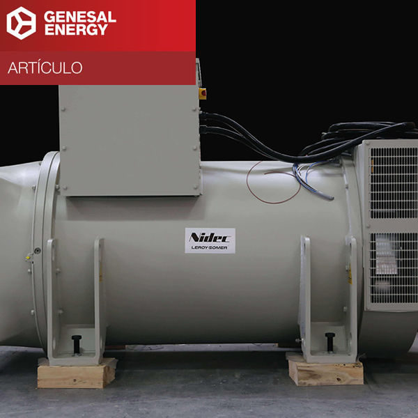 Alternador en grupo electrógeno