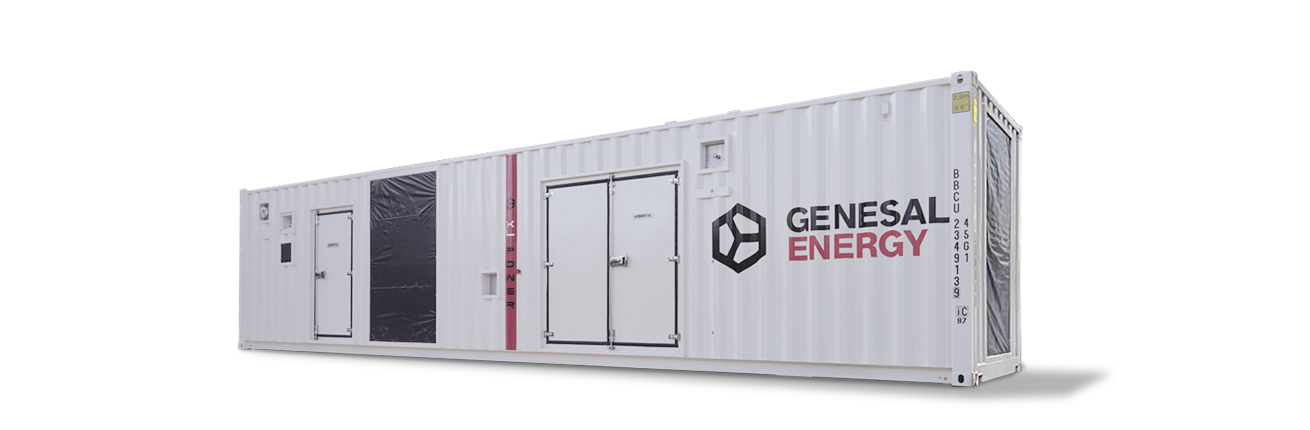 Grupo electrógeno diseño para una central termoeléctrica