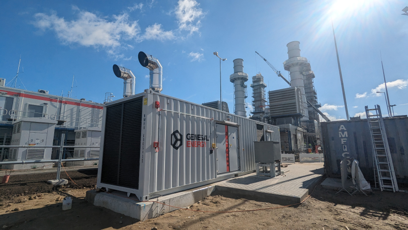 Genesal Energy emergency generator set installed at a cogeneration plant in Poznan, key to strengthening the urban district heating network.