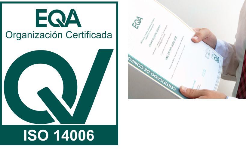 Logo and ISO 14006 Certificate