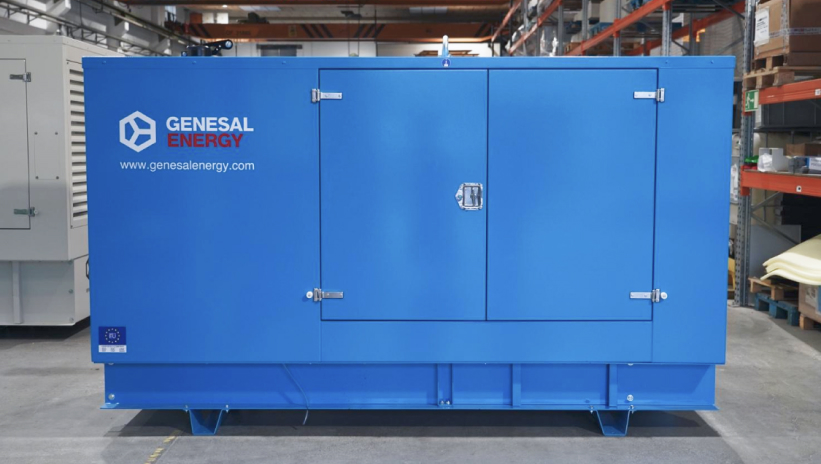 Blue Genesal Energy generator built for a water treatment plant in Lithuania